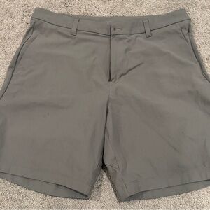lululemon athletica Men's Charcoal Flat Front Shorts